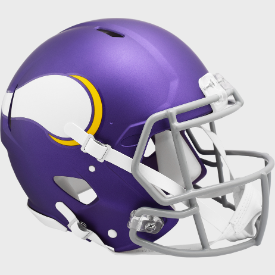 Minnesota Vikings Full Size Authentic Speed Football Helmet Tribute - NFL