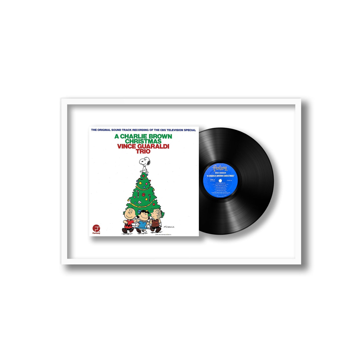 A Charlie Brown Christmas Peanuts Framed Vinyl Record