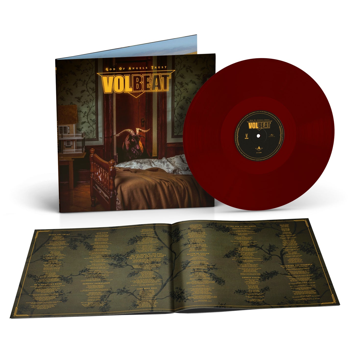 Volbeat ‘God Of Angels Trust’ LP (Limited Edition – Only 1000 Made, Oxblood Vinyl) Vinyl Record