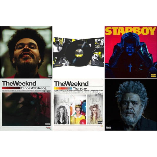 Weeknd - After Hours (X) (2LP) & Beauty Behind The Madness (X) & Starboy (2LP/Translucent Red Vinyl/Gatefold) & Echoes Of Silence & Thursday & Dawn Fm (X) (2LP)