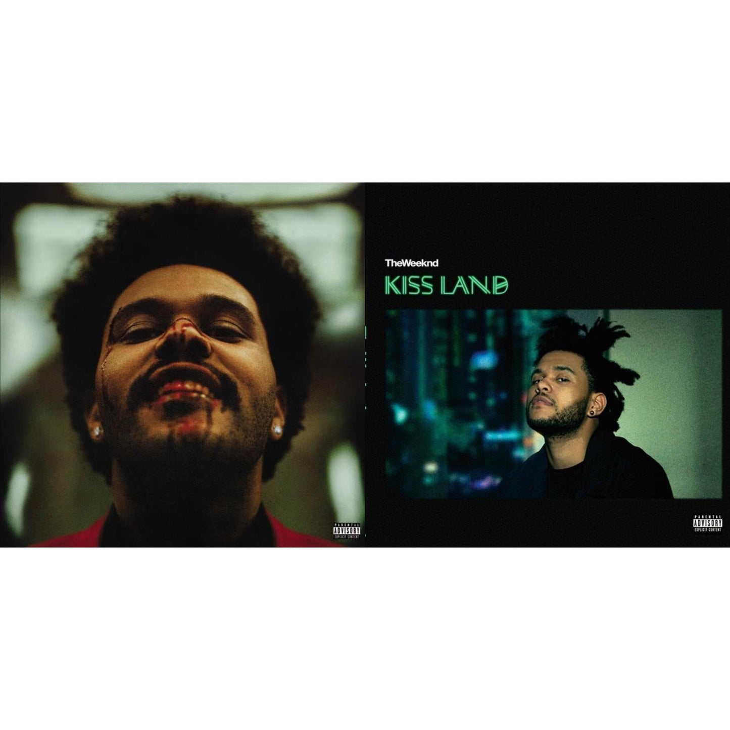 Weeknd - After Hours (X) (2LP) & Kiss Land (2 LP/Seaglass Vinyl)