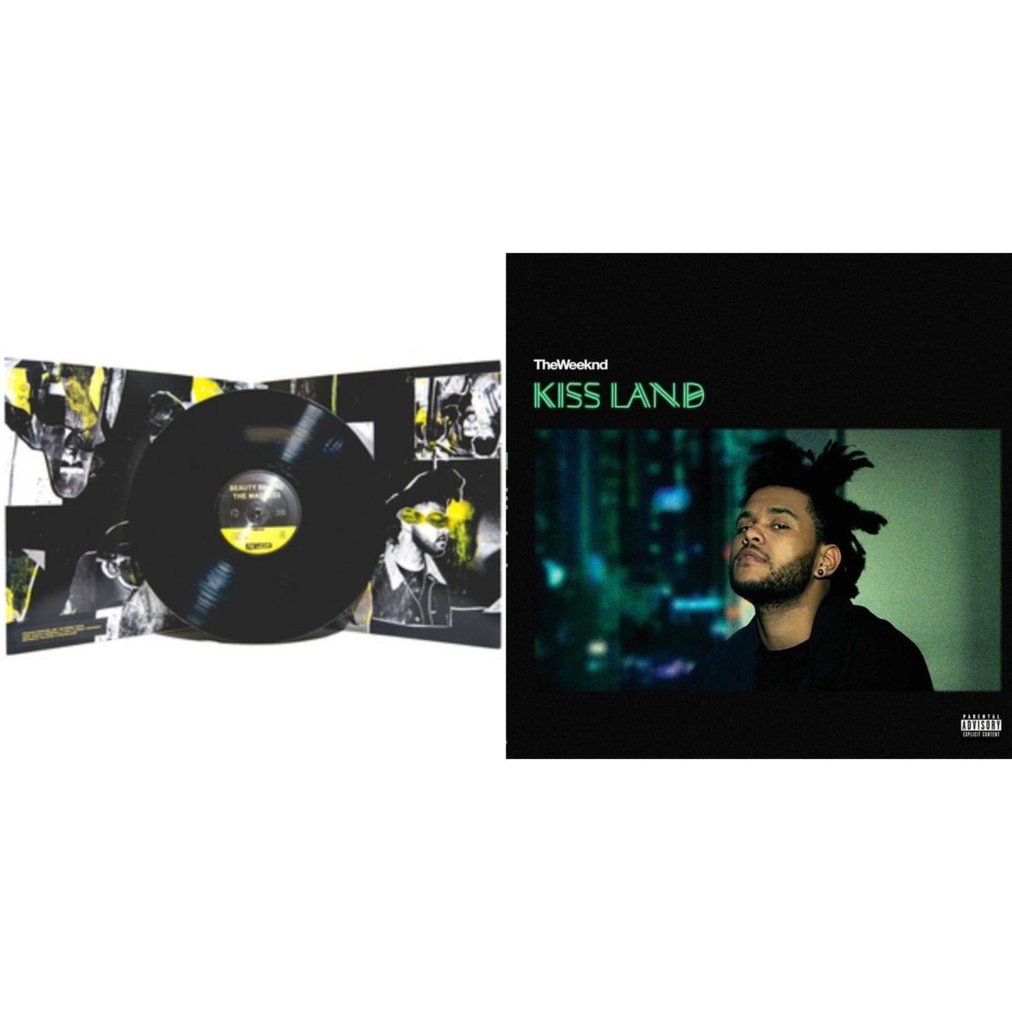 Weeknd - Beauty Behind The Madness (X) & Kiss Land (2 LP/Seaglass Vinyl)