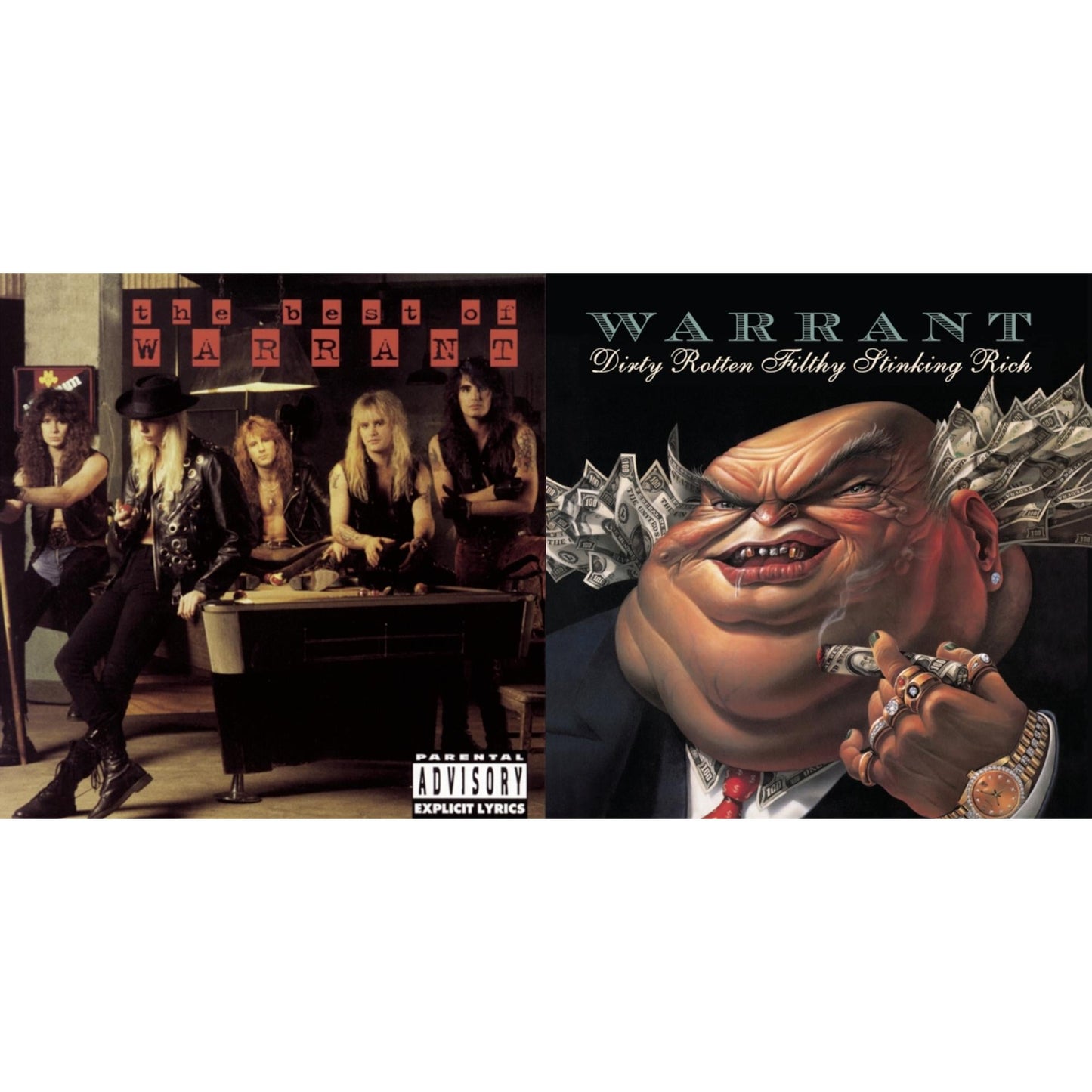 Warrant - Best Of Warrant & Dirty Rotten Filthy Stinking Rich - CD Bundle