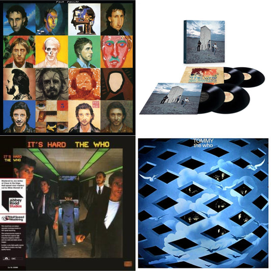 Who - Face Dances (2LP/Color Vinyl) & Who's Next/San Francisco 1971 (4LP) & It's Hard (40Th An/2LP/Orange & Yellow Vinyl/Half-Speed)(Rsd) & Tommy