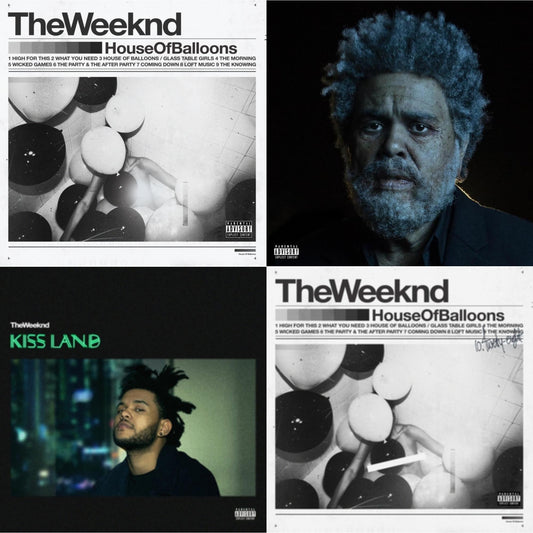 Weeknd - House Of Balloons (10Th Anniversary) (2LP) & Dawn Fm (X) (2LP) & Kiss Land (2LP) & House Of Balloons (X)