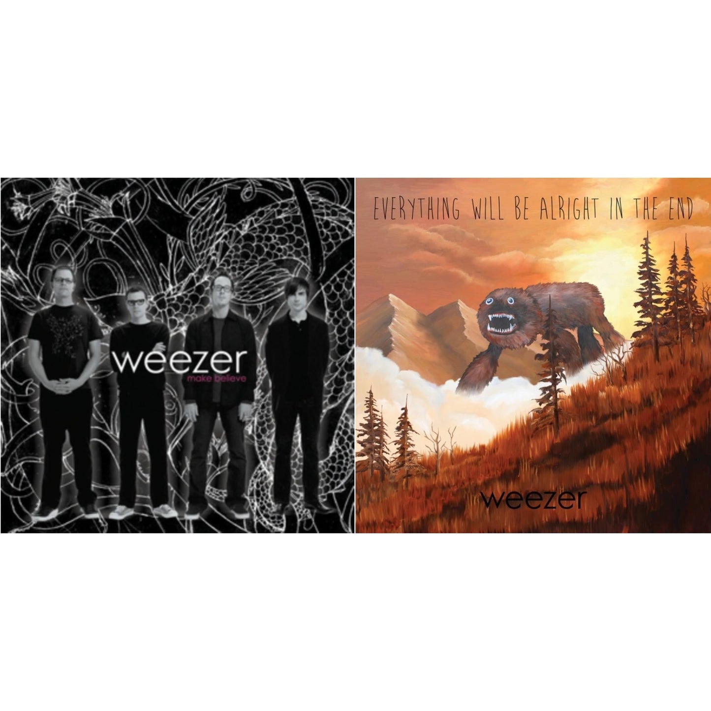 Weezer - Everything Will Be Alright In The End & Make Believe - LP Vinyl Bundle