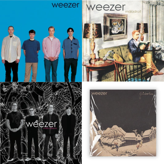 Weezer - Weezer (Blue Album) & Maladroit & Make Believe & Weezer (Red Album) - LP Vinyl Bundle