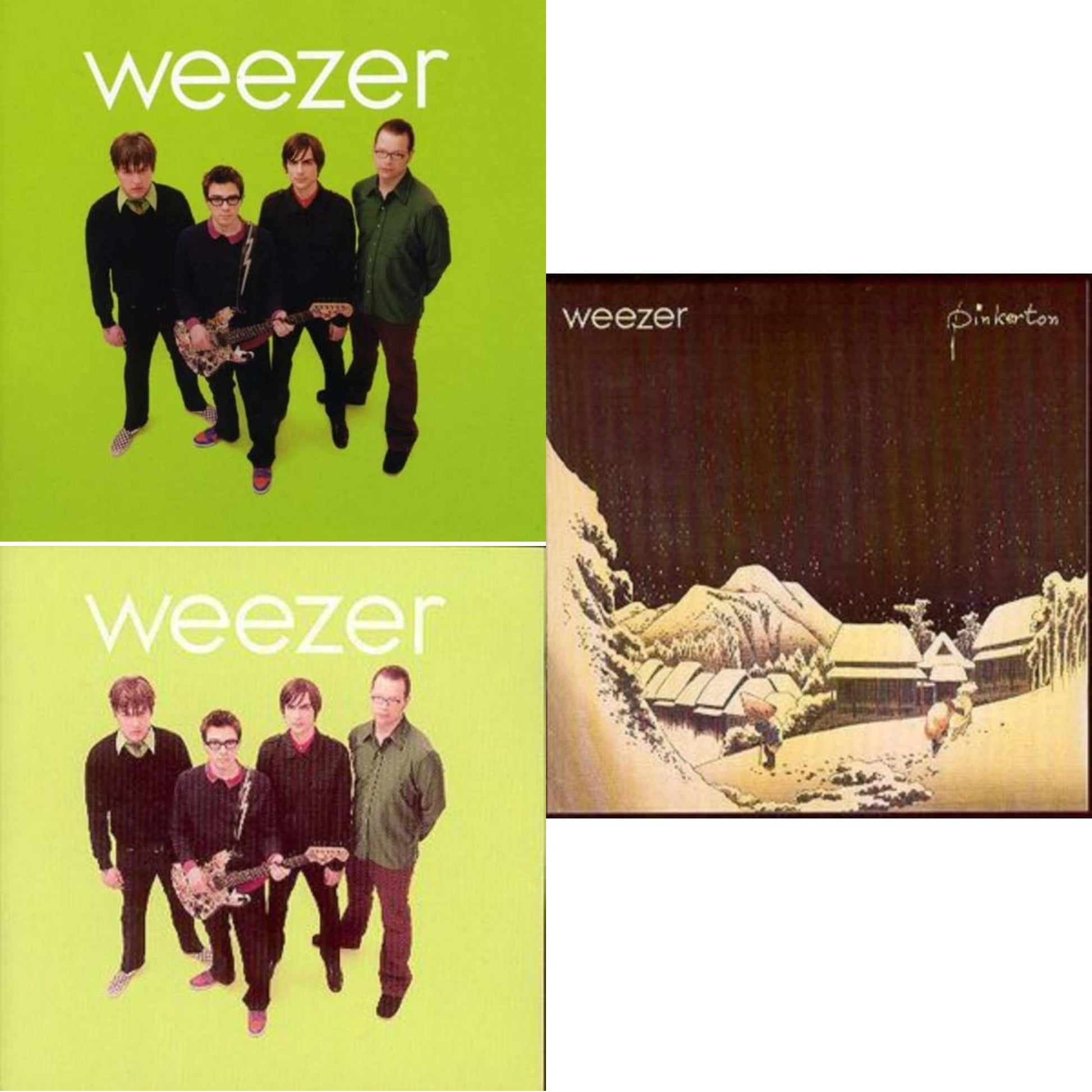 Weezer - Weezer & Green Album & Pinkerton - CD Bundle