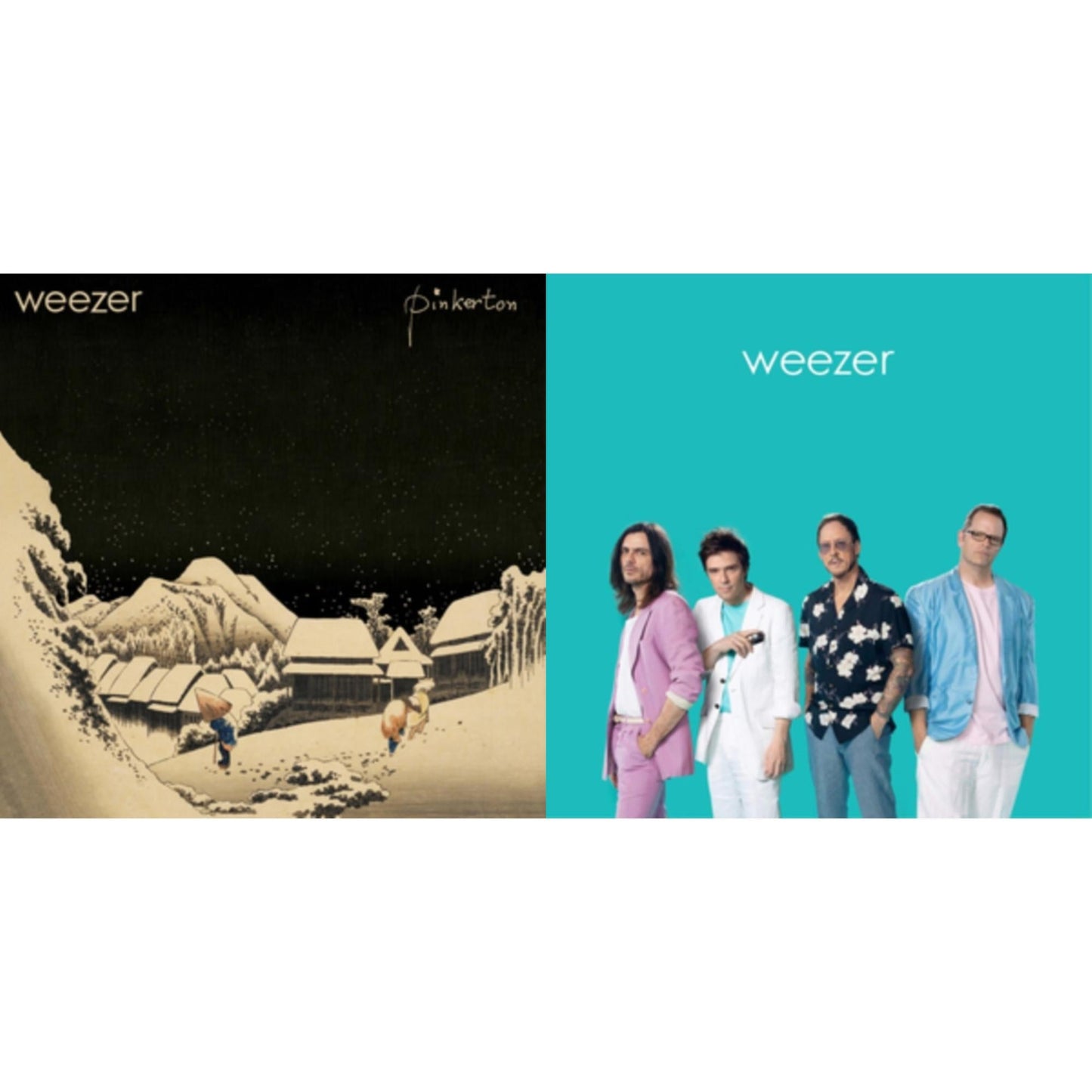 Weezer - Weezer: Teal Album & Pinkerton - LP Vinyl Bundle