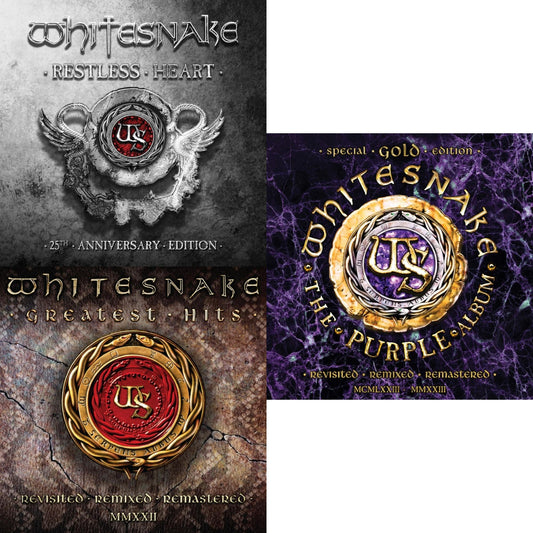 Whitesnake - Restless Heart (2021 Remix) (2LP) & Greatest Hits & Purple Album: Special Gold Edition (2LP)
