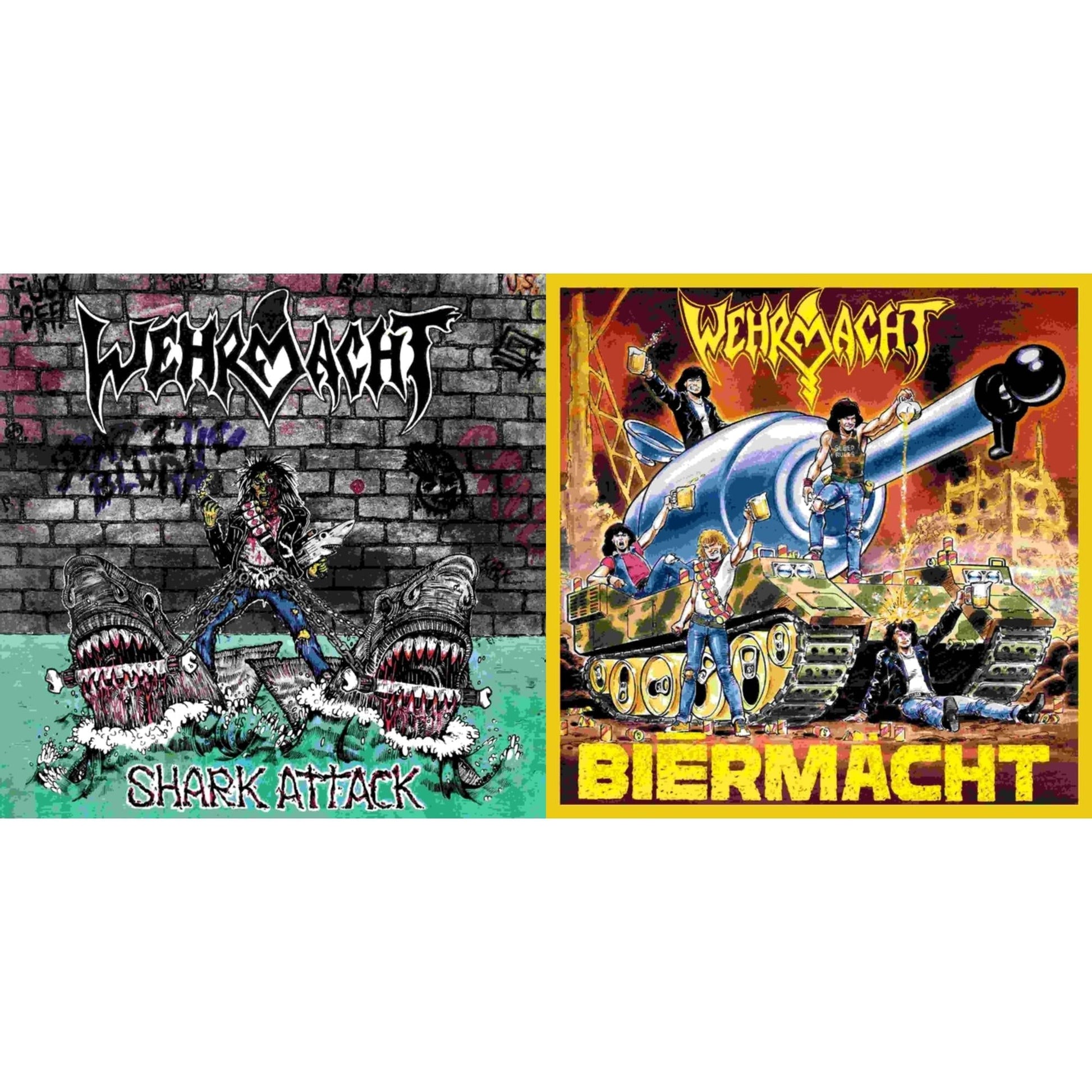 Wehrmacht - Shark Attack (2CD) & Biermacht (2CD)