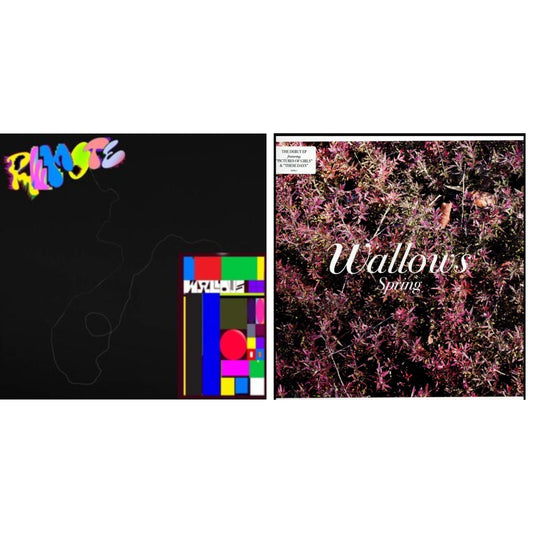 Wallows - Remote (Pink  LP Vinyl/Etched B-Side) & Spring Ep (X) (Pink & Green LP Vinyl)