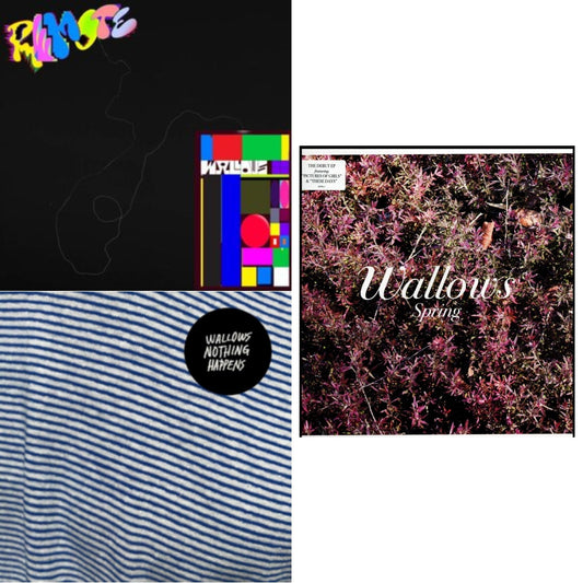 Wallows - Remote (Pink  LP Vinyl/Etched B-Side) & Nothing Happens (LP/Dl Code) & Spring Ep (X) (Pink & Green LP Vinyl)