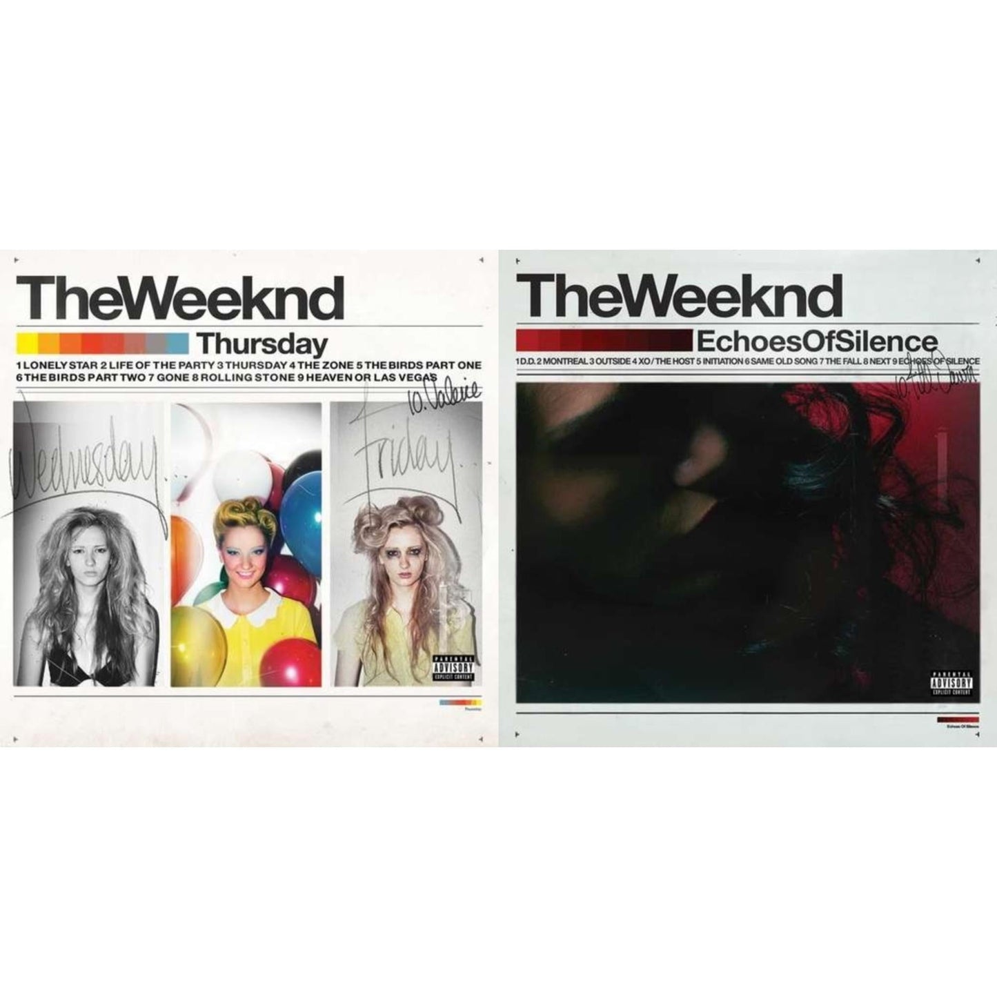 Weeknd - Thursday & Echoes Of Silence - LP Vinyl Bundle