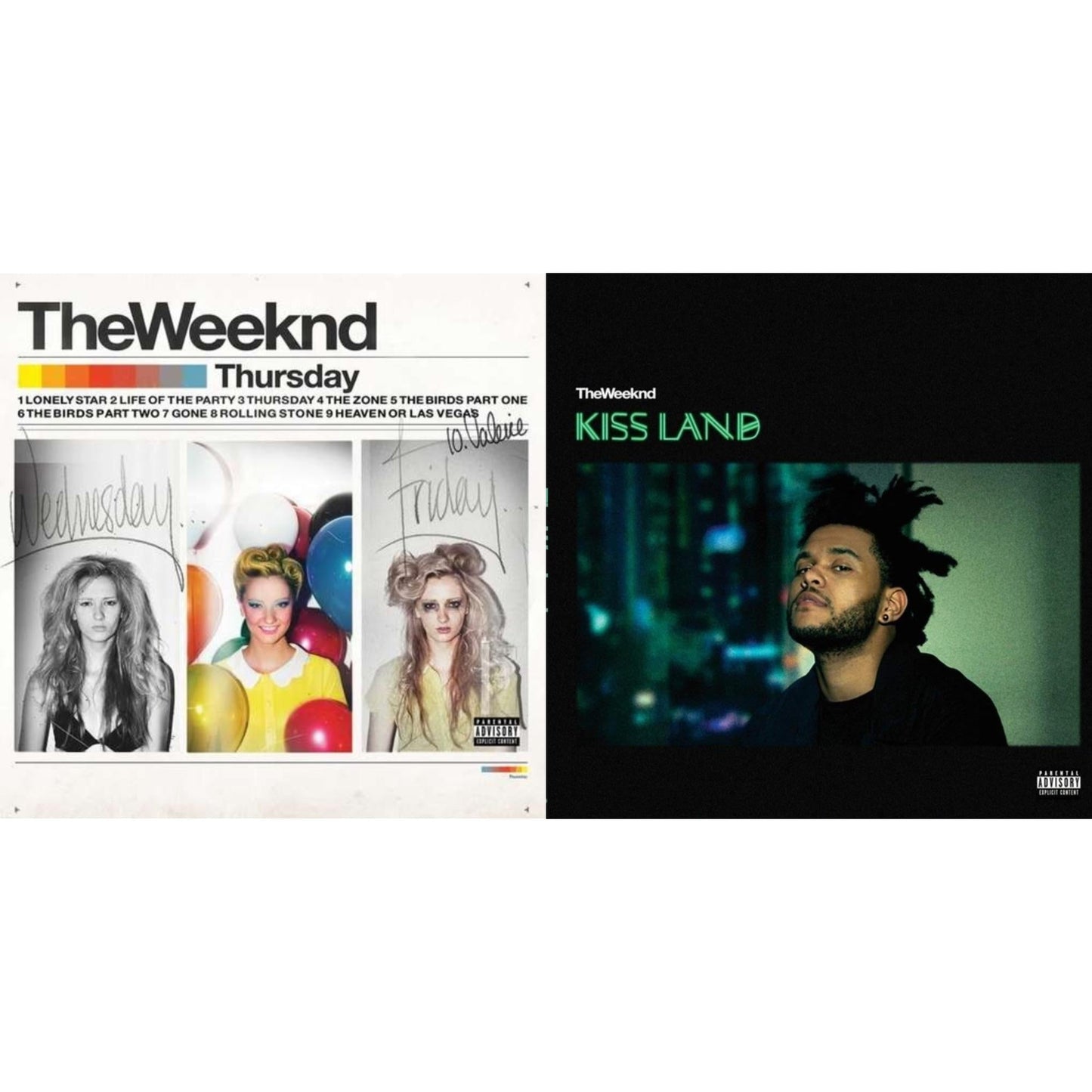 Weeknd - Thursday & Kiss Land (2 LP/Seaglass Vinyl)