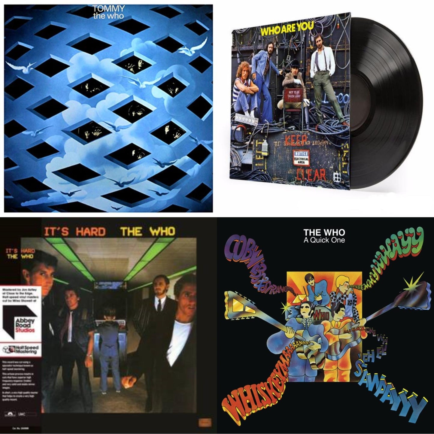 Who - Quick One (Half-Speed Master) & It's Hard (40Th An/2LP/Orange & Yellow Vinyl/Half-Speed)(Rsd) & Who Are You & Tommy