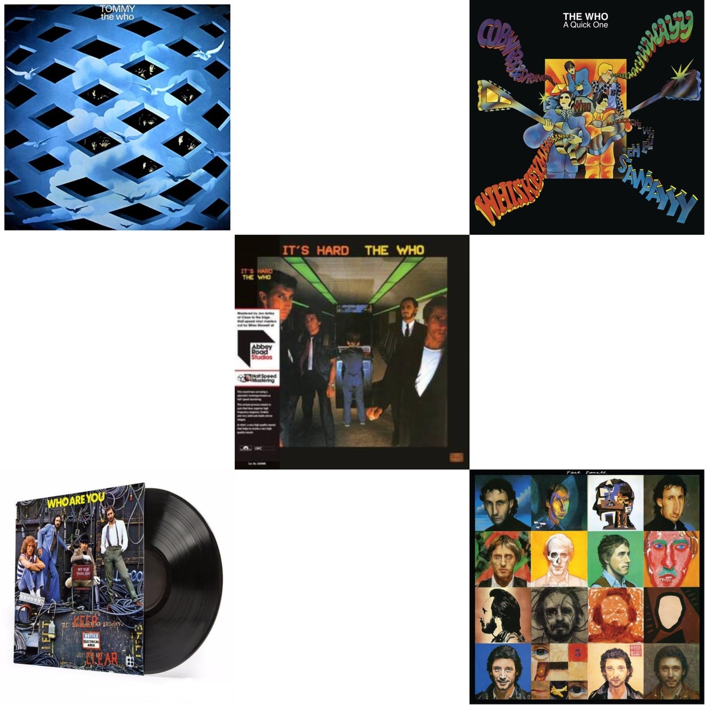Who - Face Dances (2LP/Color Vinyl) & Quick One (Half-Speed Master) & It's Hard (40Th An/2LP/Orange & Yellow Vinyl/Half-Speed)(Rsd) & Who Are You & Tommy