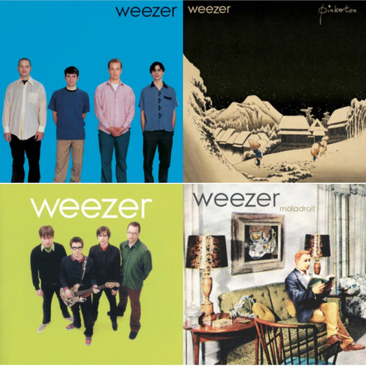 Weezer - Weezer (Blue Album) & Pinkerton & Weezer (Green Album) & Maladroit - LP Vinyl Bundle