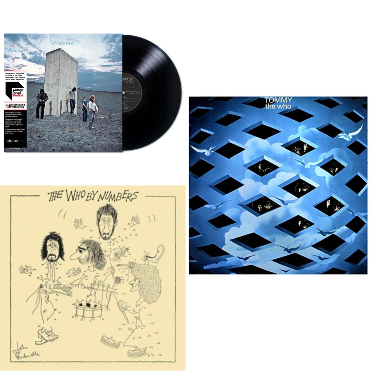 Who - Who's Next (Remastered Original Album) (Half-Speed LP Vinyl) & Who By Numbers (Half-Speed/180G) & Tommy