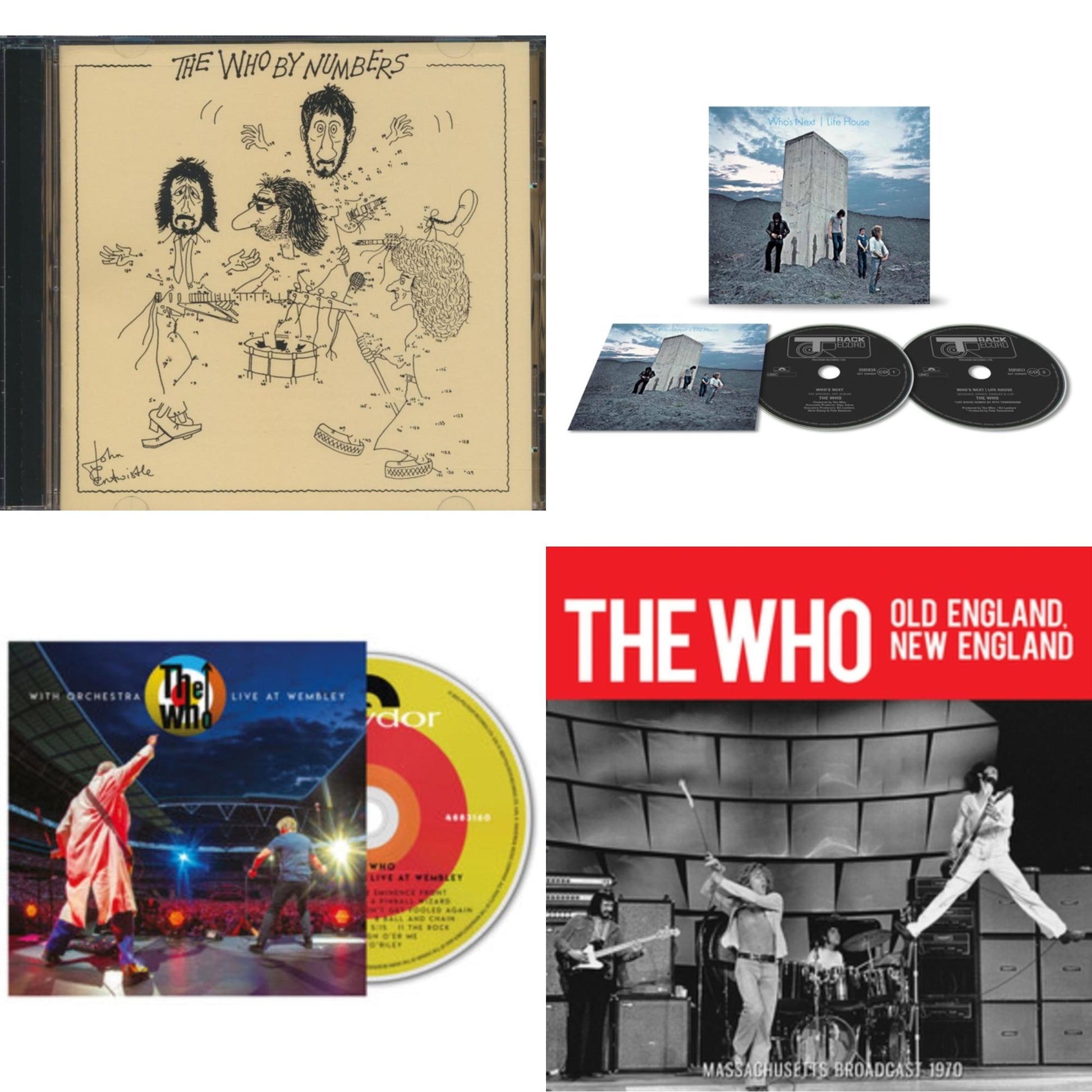 Who - Who By Numbers & Who's Next/Life House (2CD) & Who With Orchestra & Old England, New England