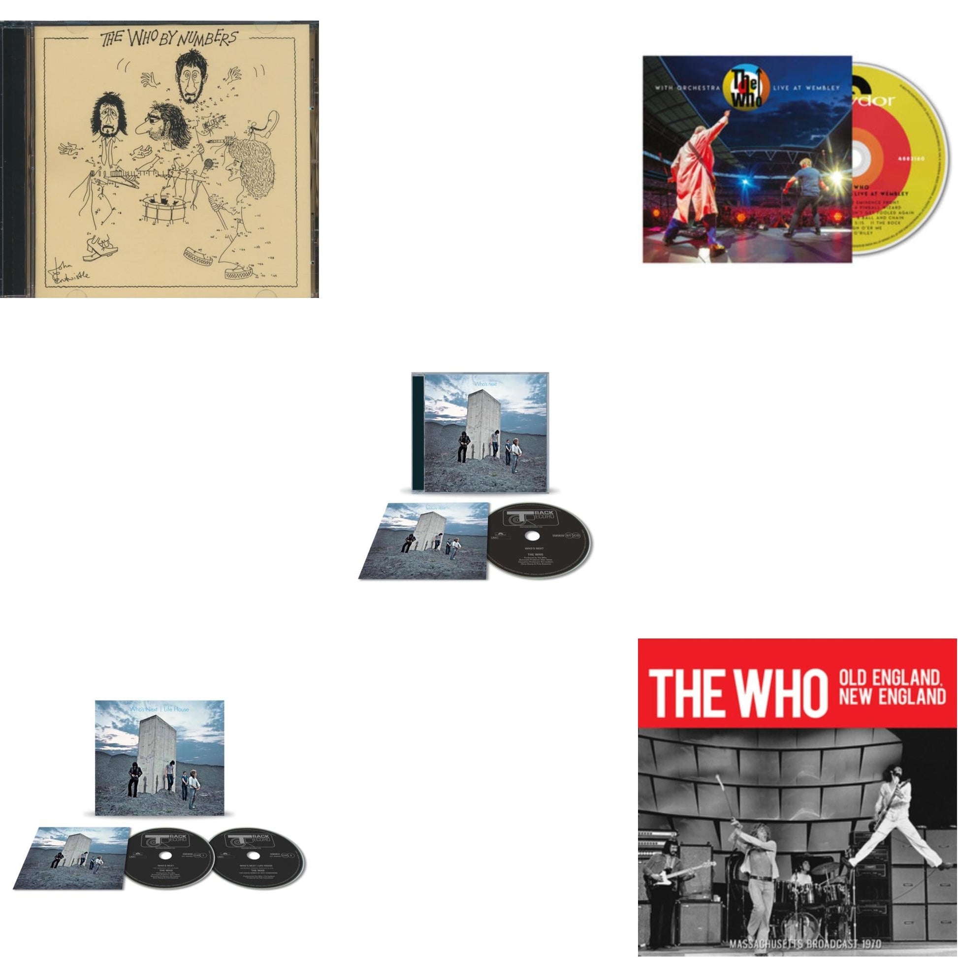 Who - Who By Numbers & Who's Next/Life House (2CD) & Who's Next (Remastered Original Album) & Who With Orchestra & Old England, New England