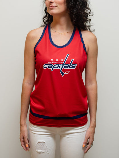 Washington Capitals Women's Racerback Hockey Tank