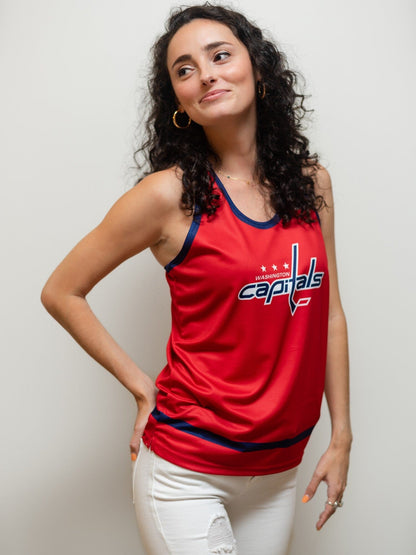 Washington Capitals Women's Racerback Hockey Tank