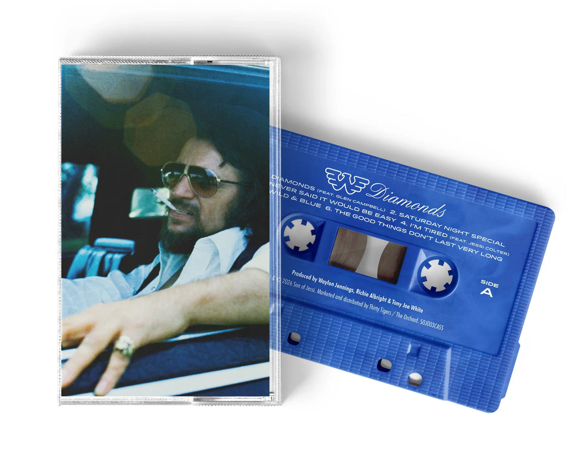 Waylon Jennings – Diamonds Cassette Tape