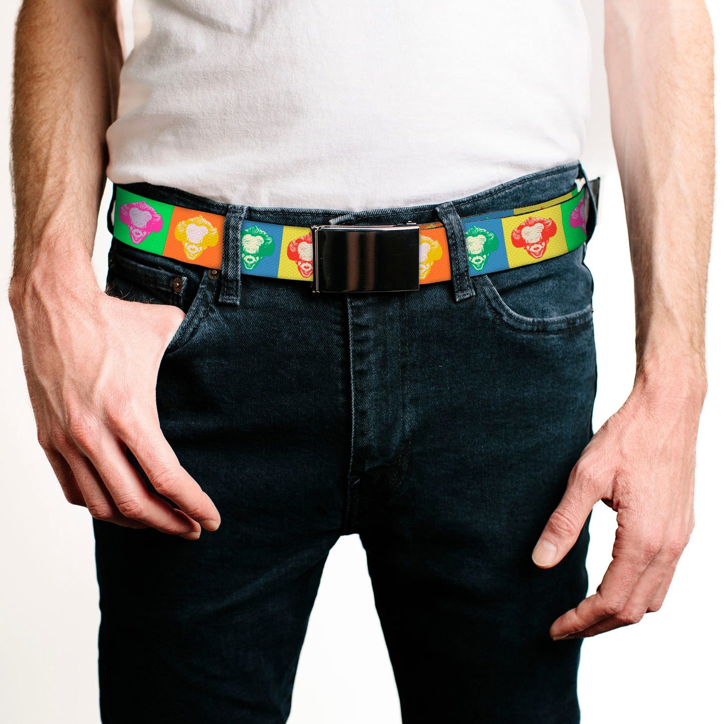 IT Pennywise Smiling Color Block Multi Color Belt