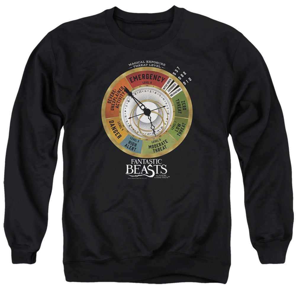 Fantastic Beasts Threat Gauge Mens Crewneck Sweatshirt Black