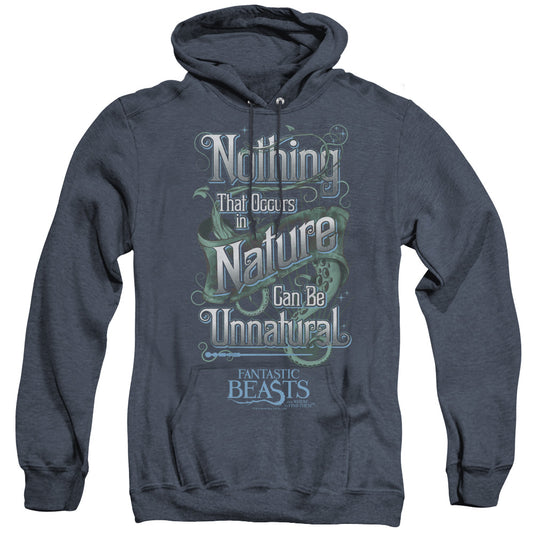 Fantastic Beasts Unnatural Heather Mens Hoodie Navy Officially Licensed