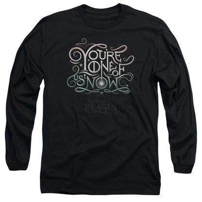 Fantastic Beasts One Of Us Mens Long Sleeve Shirt Black Officially Licensed Officially Licensed