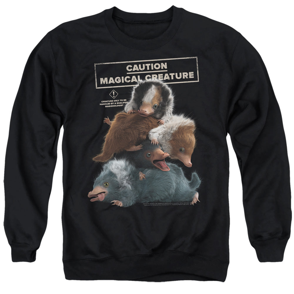 Fantastic Beasts 2 Cuddle Puddle Mens Crewneck Sweatshirt Black Officially Licensed