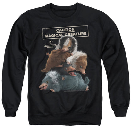 Fantastic Beasts 2 Cuddle Puddle Mens Crewneck Sweatshirt Black Officially Licensed
