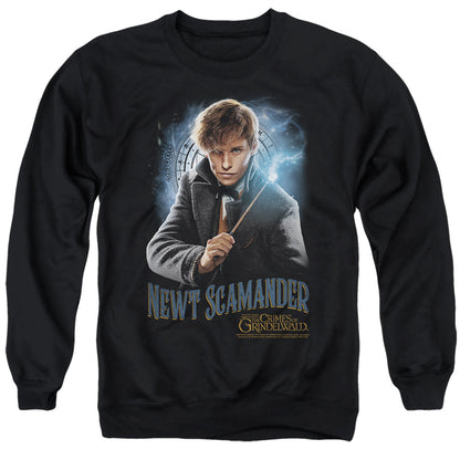 Fantastic Beasts 2 Scamander Monogram Mens Crewneck Sweatshirt Black