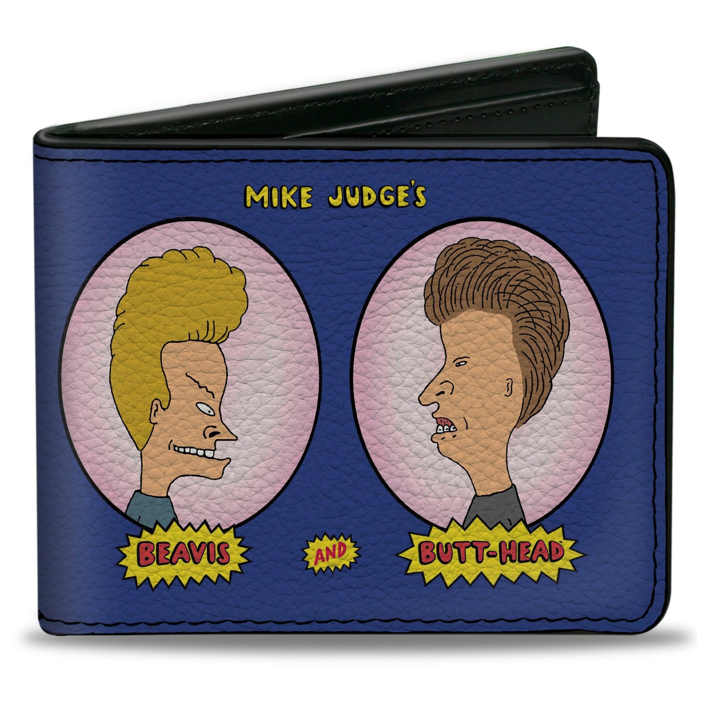 Beavis and Butthead Title Logo and Portrait Profiles Bi-Fold Wallet