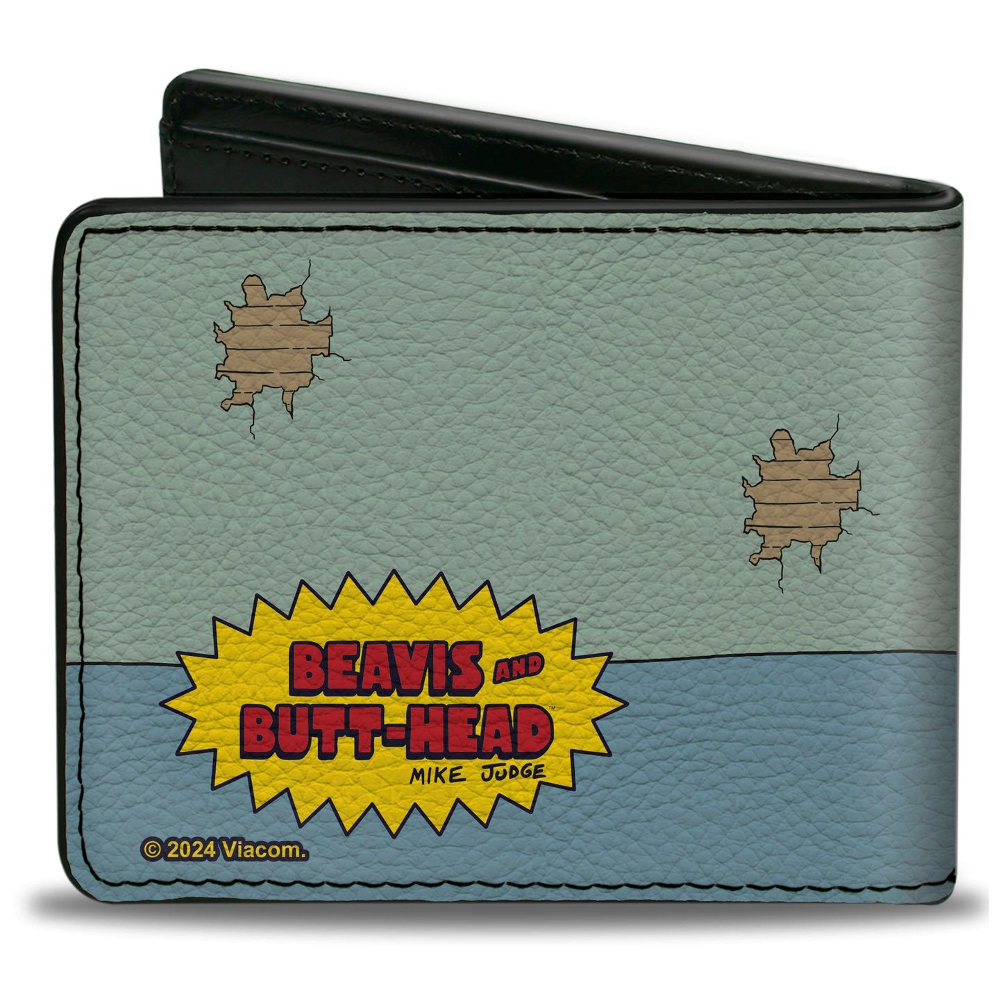 Beavis and Butthead Living Room Bubble Gum Scene Bi-Fold Wallet
