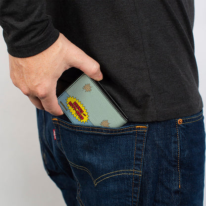 Beavis and Butthead Living Room Bubble Gum Scene Bi-Fold Wallet