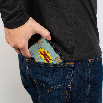 Beavis and Butthead Title Logo and Couch Scene Bi-Fold Wallet