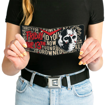 Friday The 13th Jason Mask Bifold Wallet
