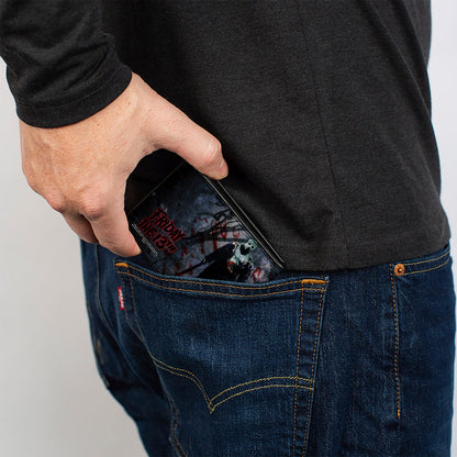 Friday The 13th Logo Jason Machete Bi-Fold Wallet