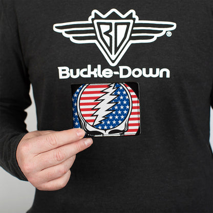 Grateful Dead Steal Your Face Stars and Stripes Bifold Wallet