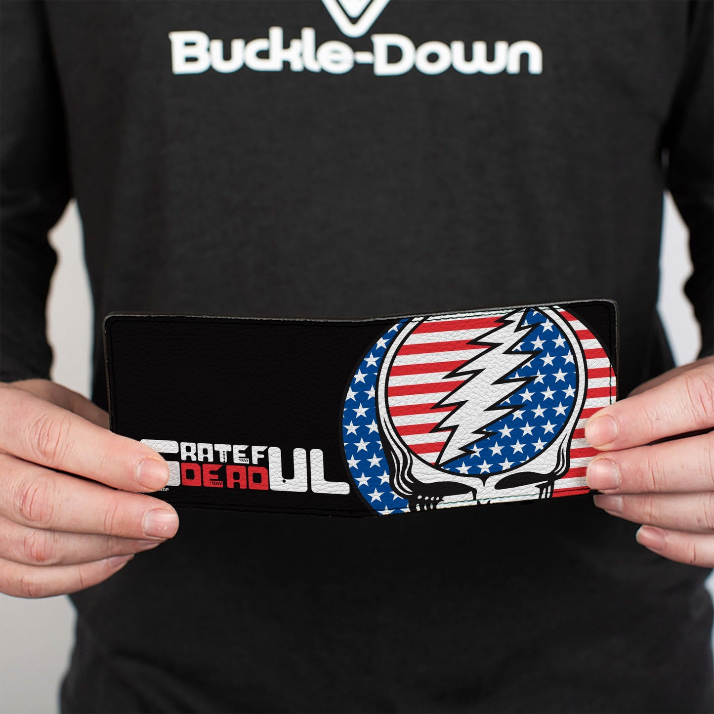 Grateful Dead Steal Your Face Stars and Stripes Bifold Wallet
