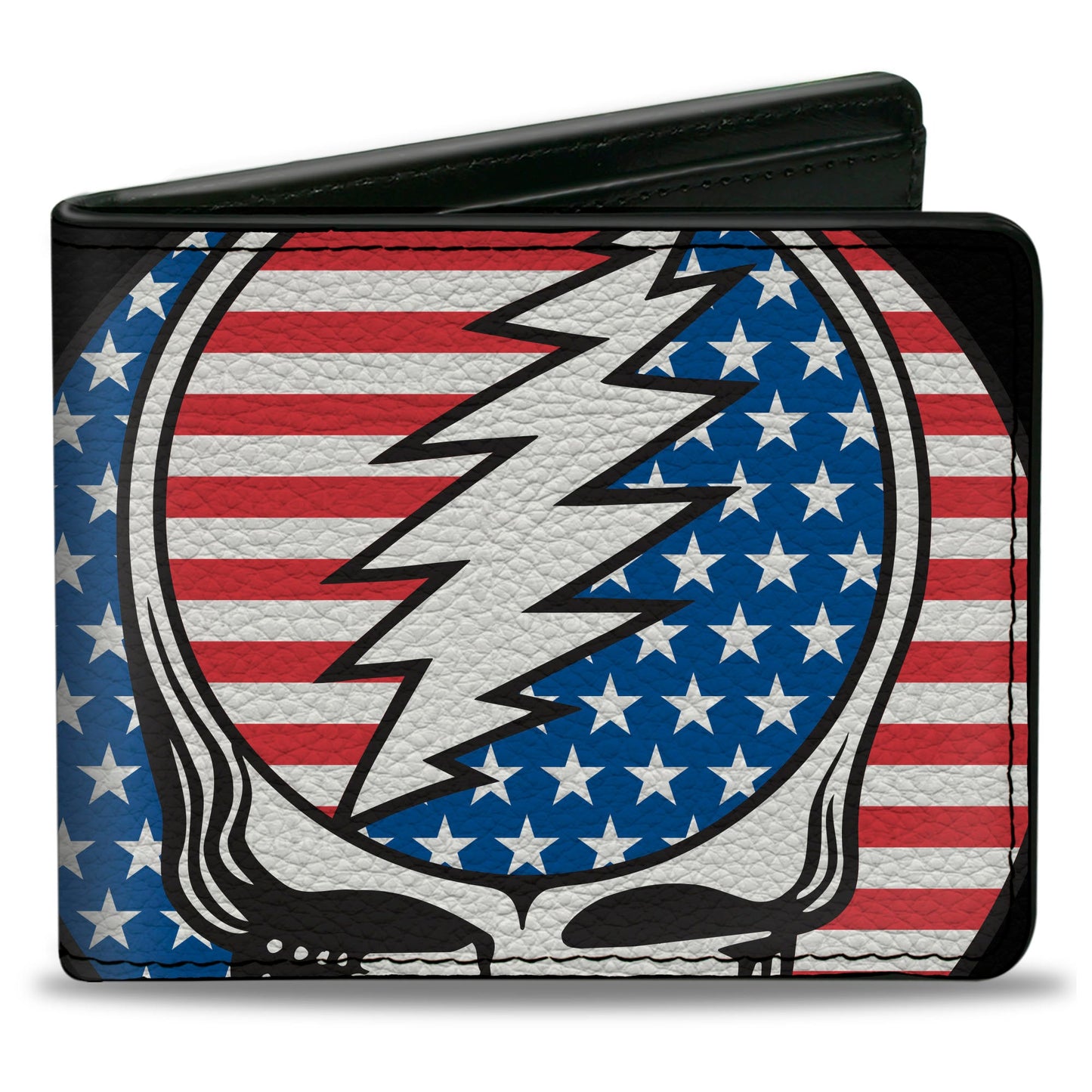 Grateful Dead Steal Your Face Stars and Stripes Bifold Wallet