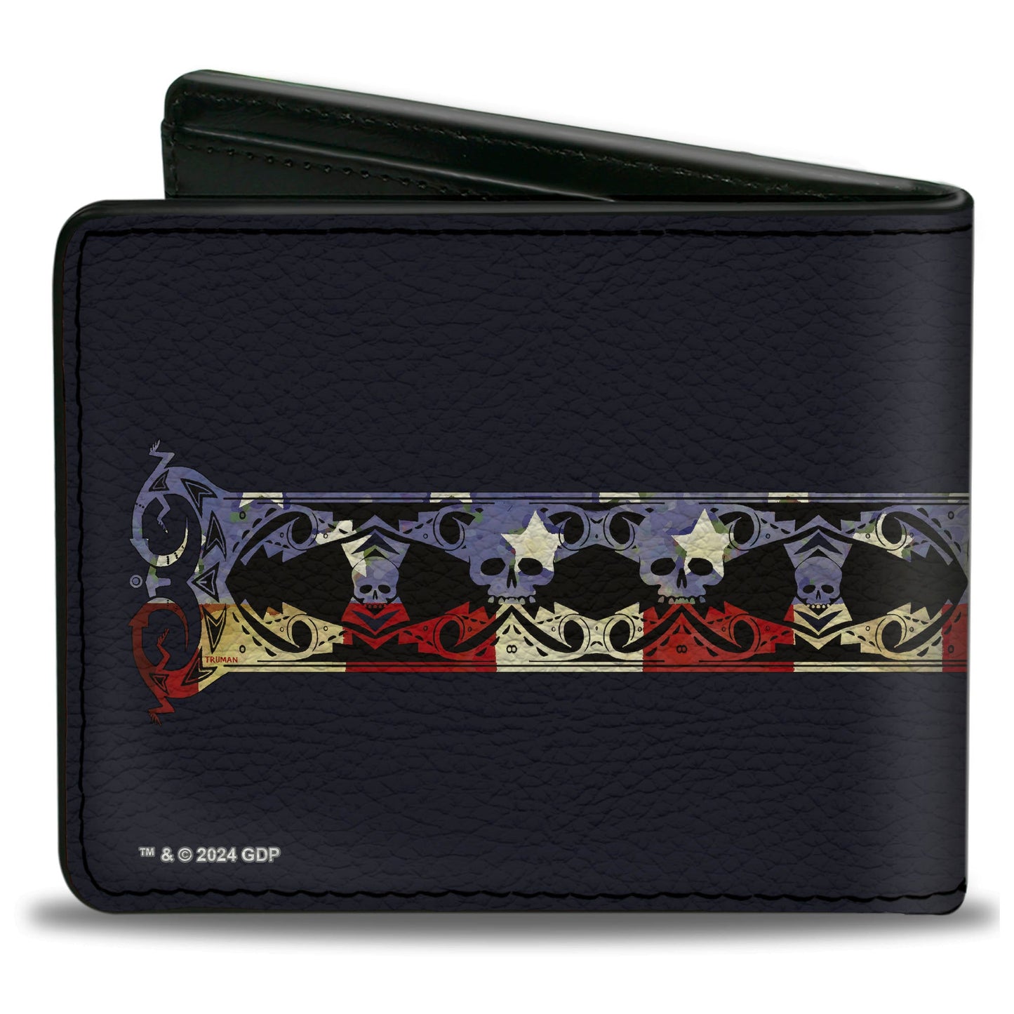 Grateful Dead Skeleton Cover Art Bi-Fold Wallet