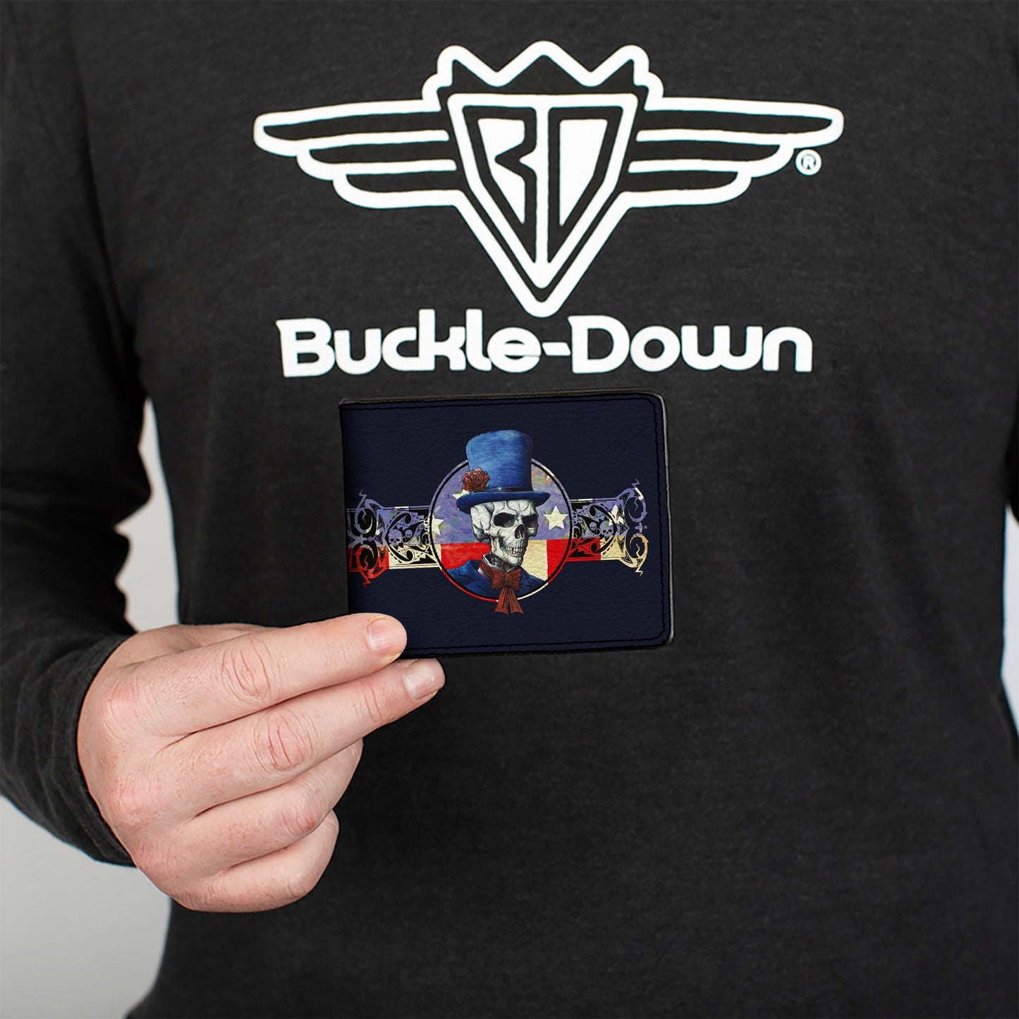 Grateful Dead Skeleton Cover Art Bi-Fold Wallet