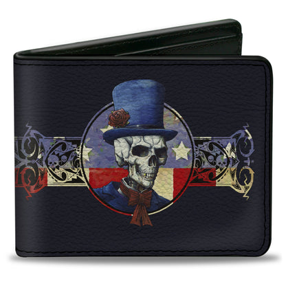 Grateful Dead Skeleton Cover Art Bi-Fold Wallet