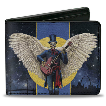 Grateful Dead Skeleton Cover Art Women's Zip Around Wallet