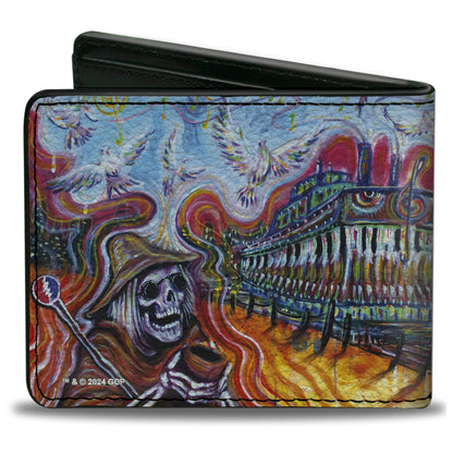 Grateful Dead Auditorium Nashville Cover Art Bifold Wallet