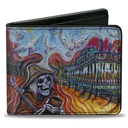 Grateful Dead Auditorium Nashville Cover Art Bifold Wallet
